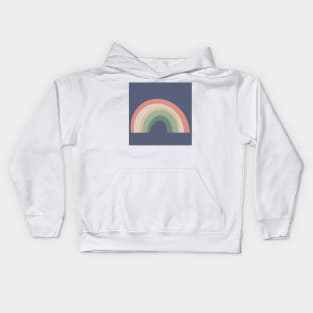 Retro Rainbow Pastel Kids Hoodie